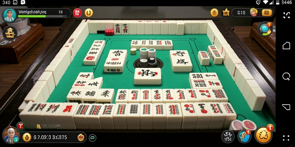 Cuplikan gameplay Mahjong yang menarik di 3446.