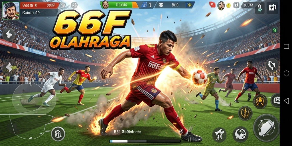 Tampilan gameplay yang intens dan menarik dari 666F.