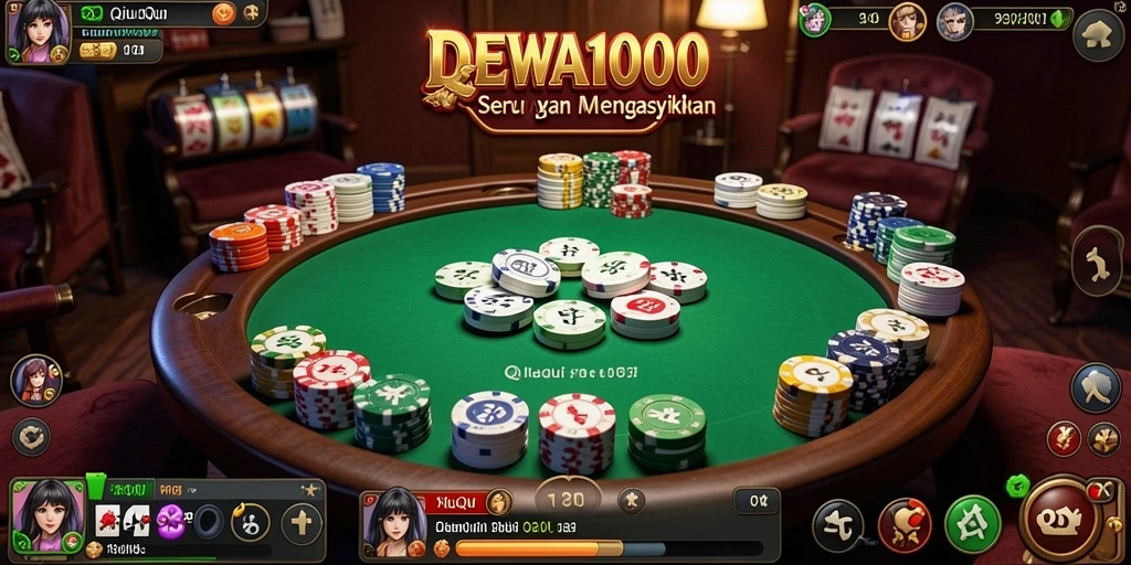 Tampilan gameplay QiuQiu yang seru dan mengasyikkan.