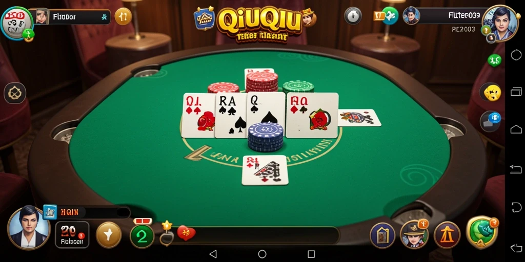 Screenshot utama FILTER303 menampilkan gameplay QiuQiu yang seru.