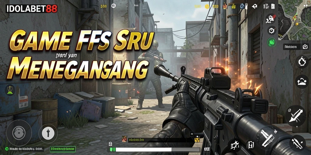 Screenshot utama IDOLABET88 menampilkan pertempuran FPS yang intens.