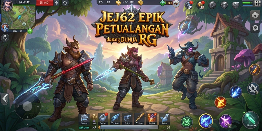 Tampilan gameplay RPG yang memukau dan menakjubkan.