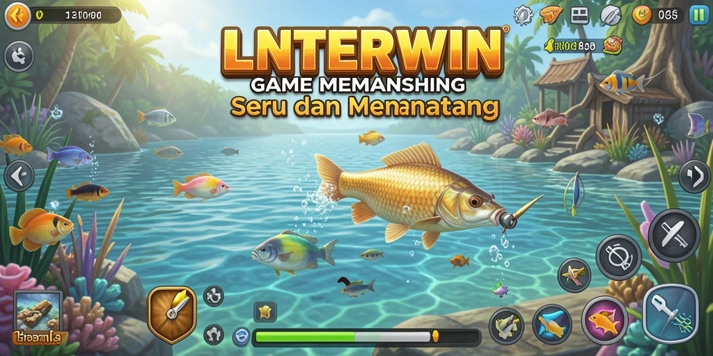 Tangkap berbagai jenis ikan dalam gameplay LNTERWIN yang menegangkan.
