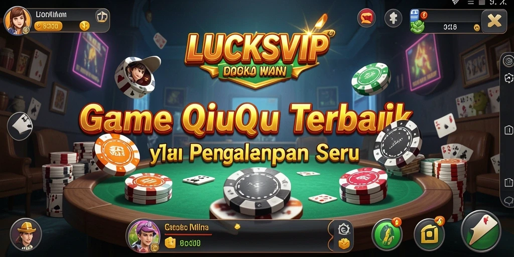 Tampilan LUCKSVIP menunjukkan gameplay QiuQiu yang seru dan kompetitif.