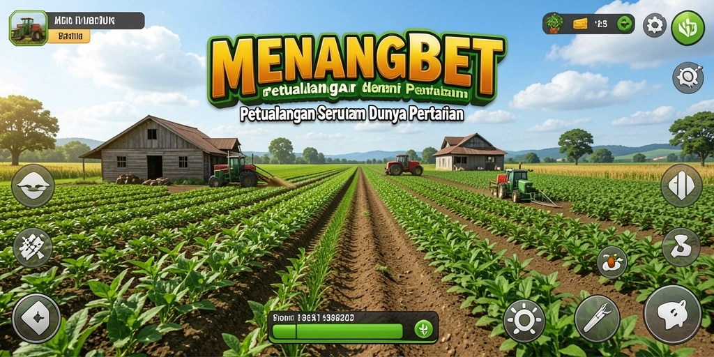 Tangkapan layar gameplay seru dalam <strong>MENANGBET</strong> saat bertani dan merawat hewan.