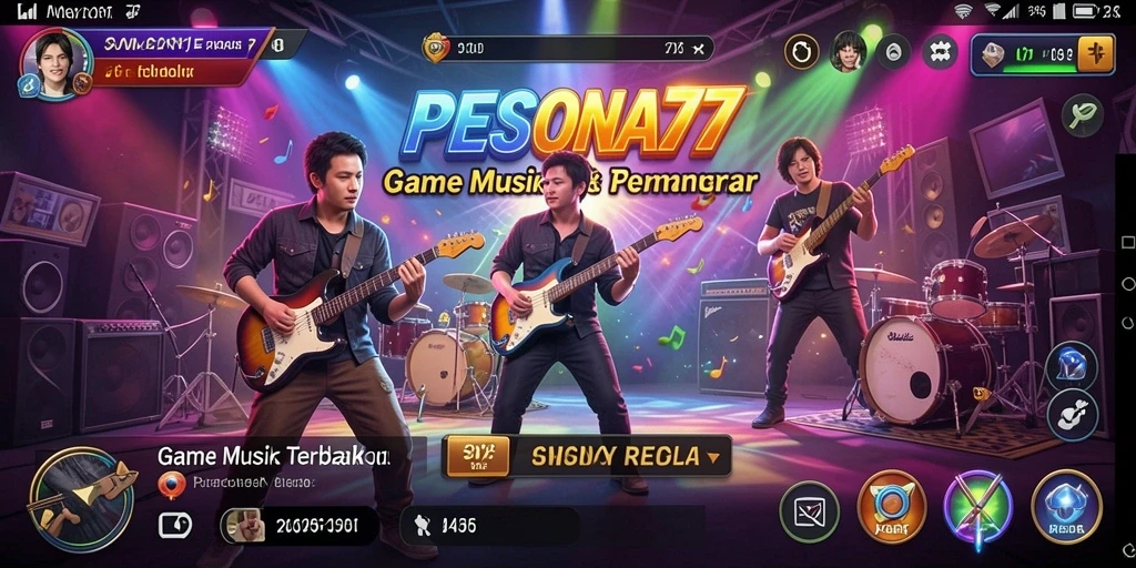 Screenshot gameplay PESONA77 yang penuh warna dan interaktif.