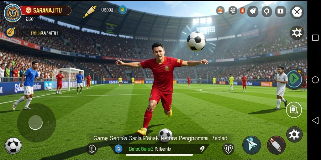 Tampilan gameplay seru dan realistis di SARANAJITU.