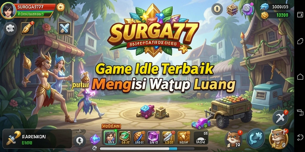 Tampilan screenshot SURGA77 yang menunjukkan gameplay yang menarik dan interaksi karakter.