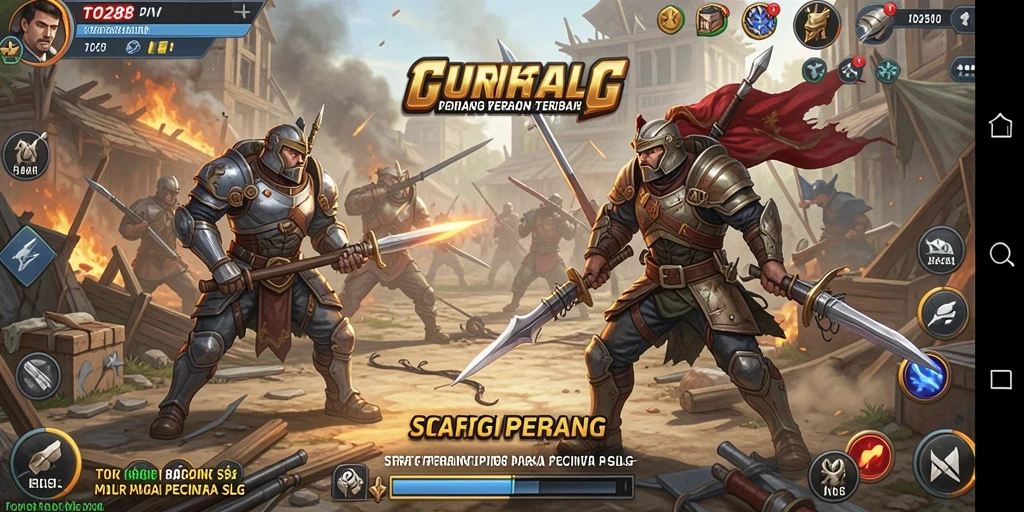 Tampilan seru permainan SLG TO288 dengan strategi mendalam.