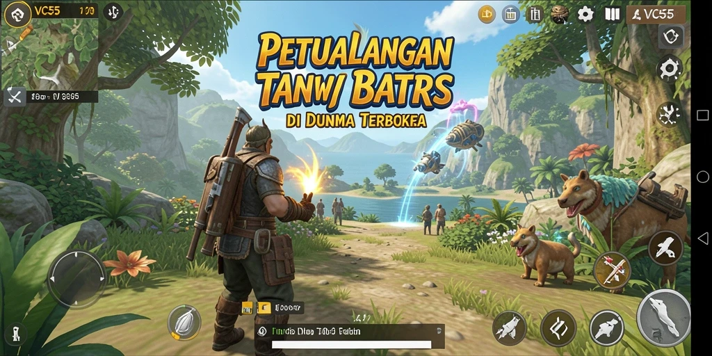 Tampilan menakjubkan dari gameplay dunia terbuka VC55.