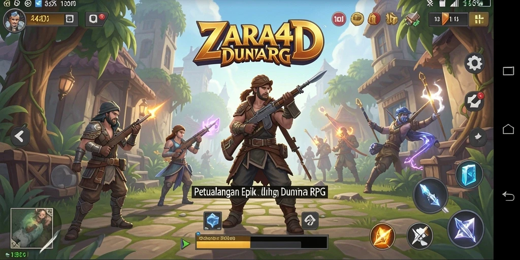 Tangkapan layar ZARA4D menampilkan aksi pertarungan yang mendebarkan dengan karakter yang menawan.